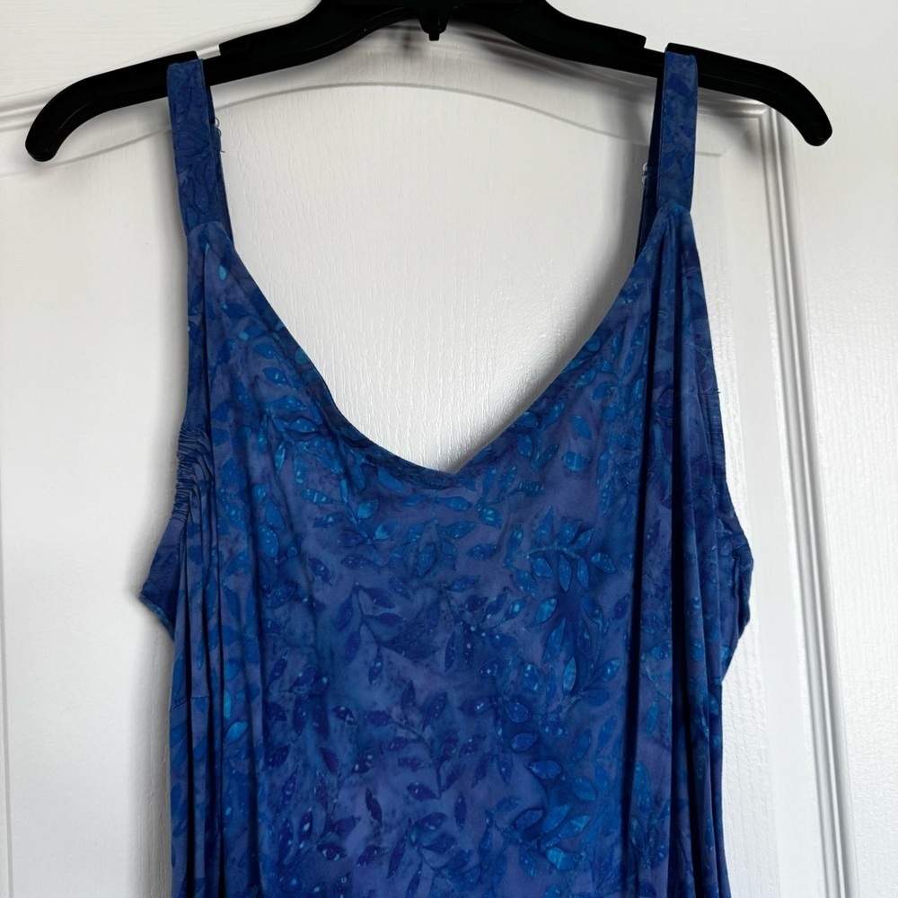 Elegant Blue High Low Dress - Picture 2 of 5